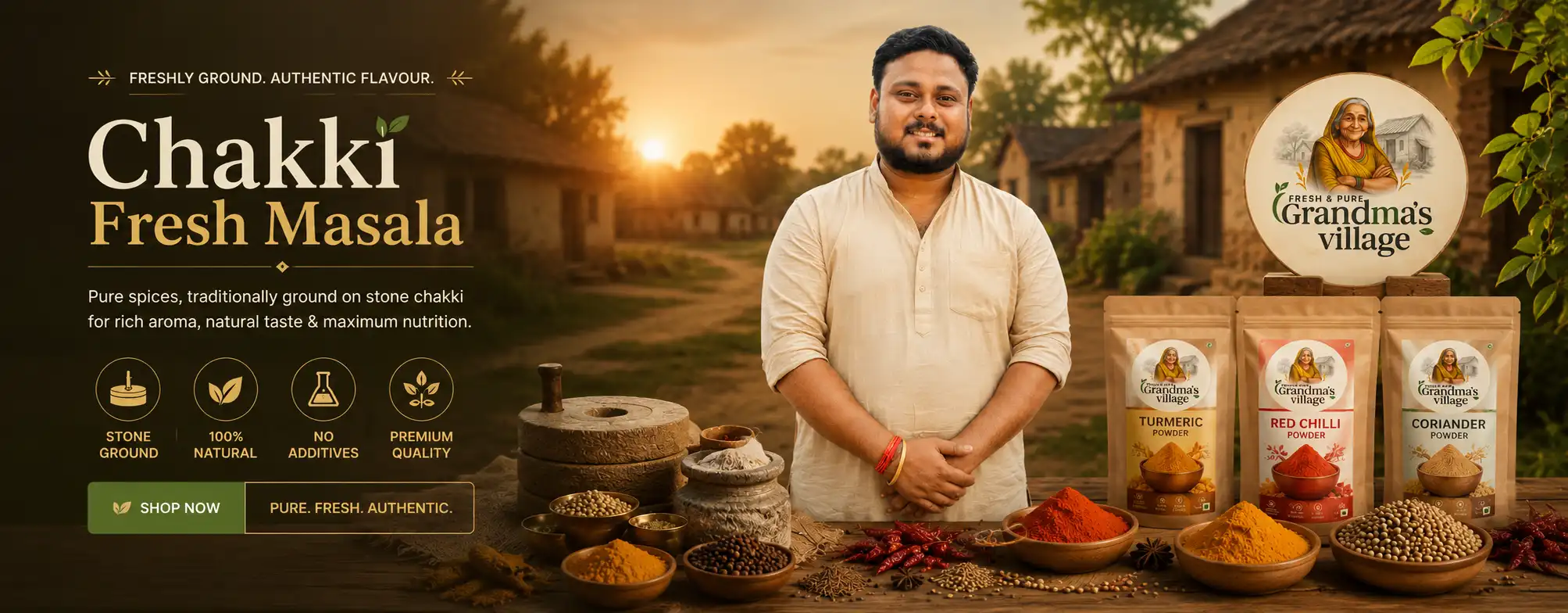organic products of grandmas village foods