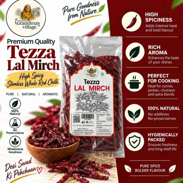 Tezza Red Chilli 100gm